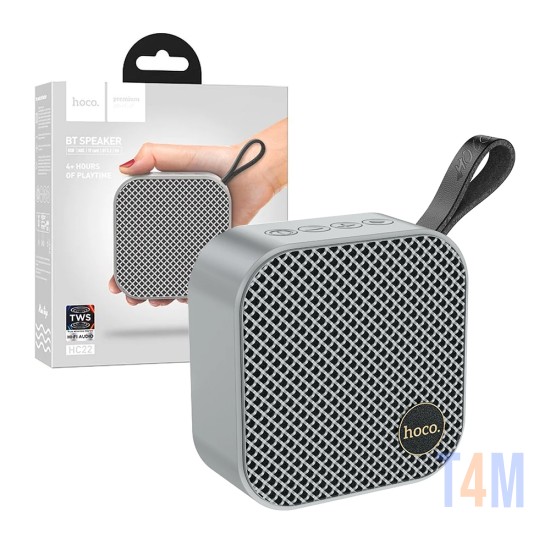 Hoco Wireless Speaker HC22 Auspicious Gray